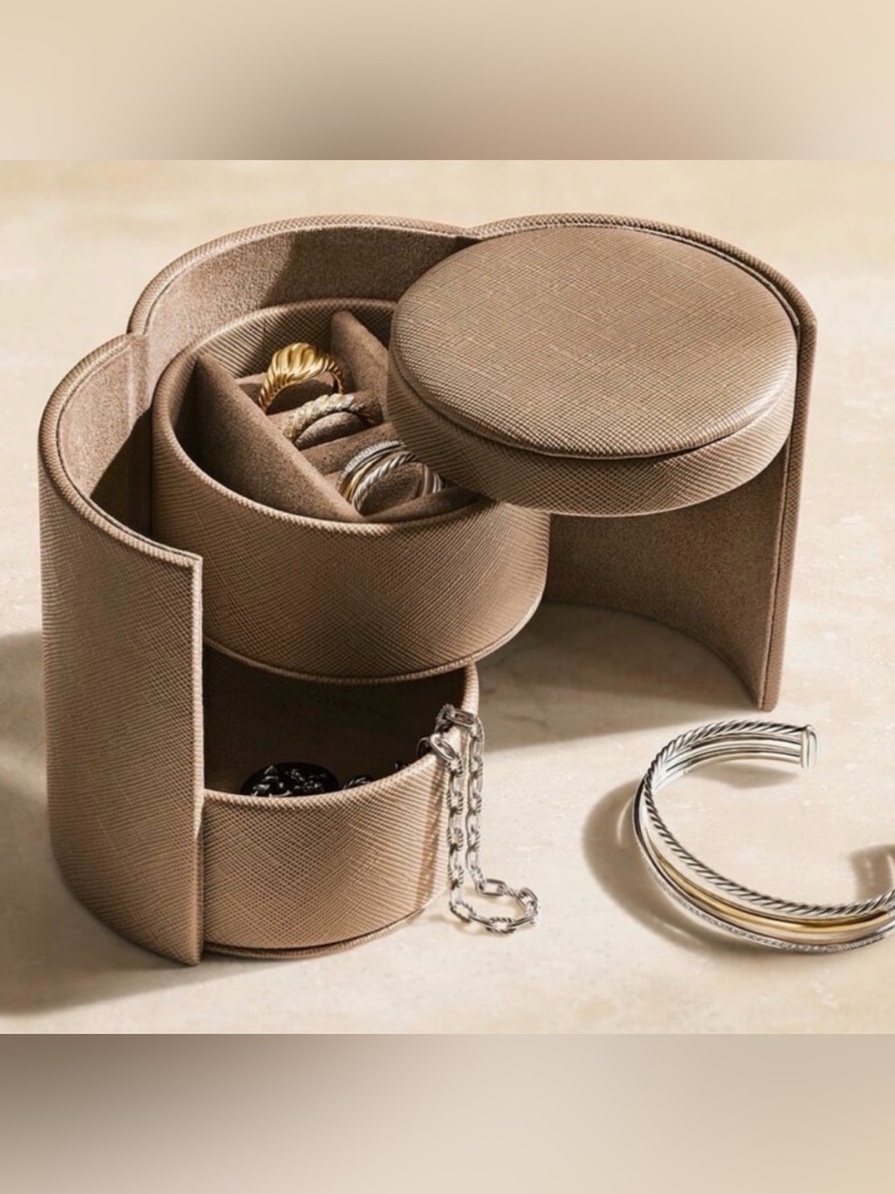 David Yurman Brown Jewelry Organizer